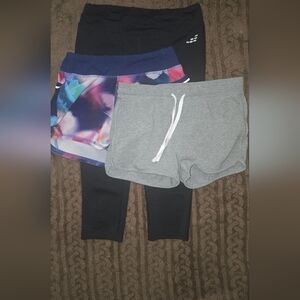 Gray and Black Kids Bottoms